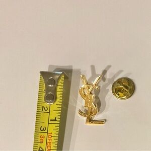 Yves Saint Laurent Gold Brooch